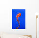 California Monterey Orange Jellyfish Wall Decal 1