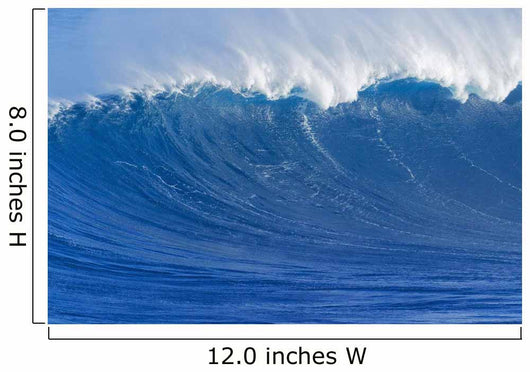 Hawaii Maui Peahi Giant Wall Decal 3