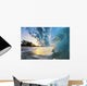 Beautiful Blue Ocean Wave Wall Decal 2