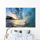 Beautiful Blue Ocean Wave Wall Decal 2