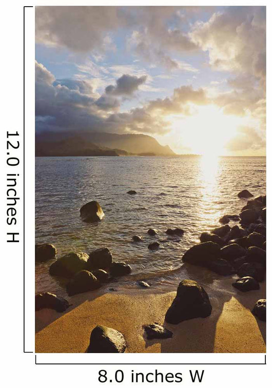 Hawaii Kauai Hanalei Bay Wall Decal 3