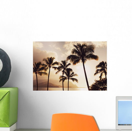 Hawaii Kauai Hanalei Bay Wall Decal 1