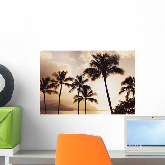 Hawaii Kauai Hanalei Bay Wall Decal 1