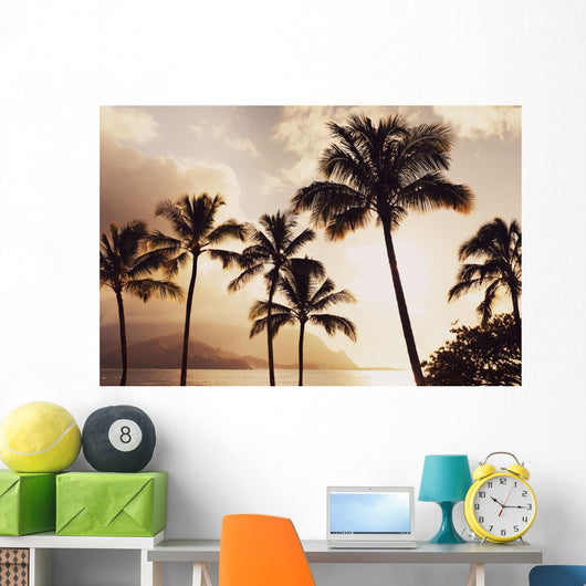 Hawaii Kauai Hanalei Bay Wall Decal 1