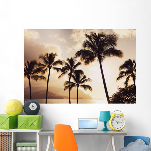 Hawaii Kauai Hanalei Bay Wall Decal 1