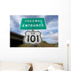 Freeway Entrance Sign US 101 Wall Mural
