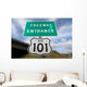 Freeway Entrance Sign US 101 Wall Mural