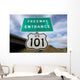 Freeway Entrance Sign US 101 Wall Mural