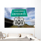 Freeway Entrance Sign US 101 Wall Mural