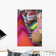 Rows Colorful Cone-shaped Puga Wall Decal