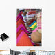 Rows Colorful Cone-shaped Puga Wall Decal