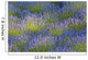 Rows Lavender Plants Wall Decal