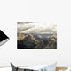 Cloud over Rugged Mountain Wall Decal
