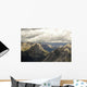 Cloud over Rugged Mountain Wall Decal