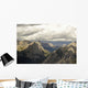 Cloud over Rugged Mountain Wall Decal