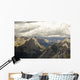 Cloud over Rugged Mountain Wall Decal