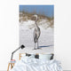 Blue Heron Sand Gulf Wall Decal