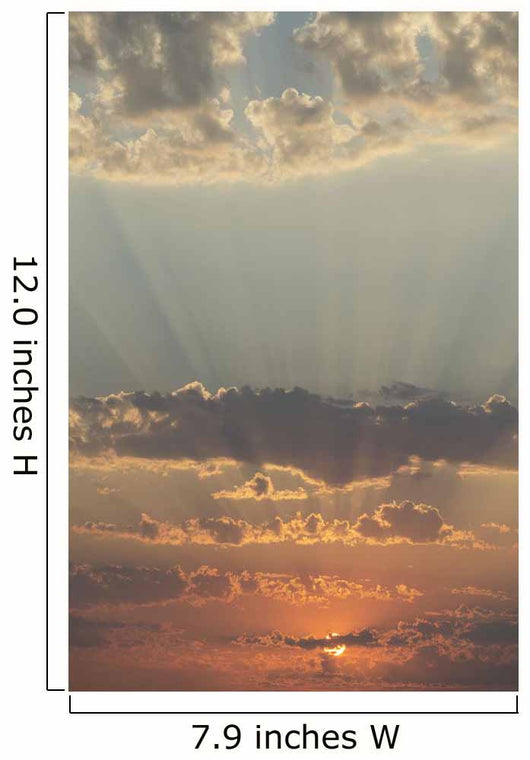 Sunlight Shining through Clouds Wall Decal