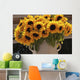 Sunflowers Ceramic Vase Puglia Wall Decal