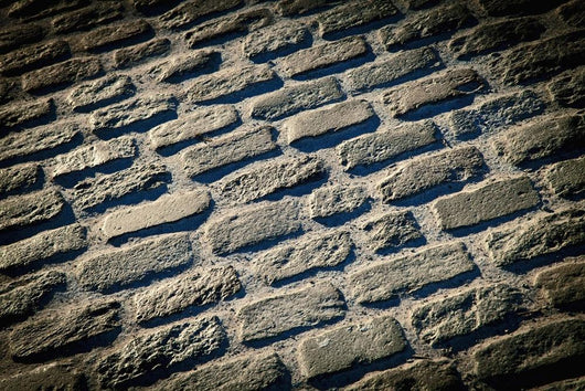 Pattern of stones on a street;Catalonia spain Wall Mural
