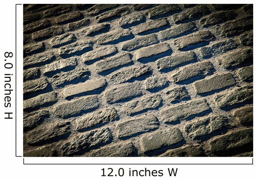 Pattern of stones on a street;Catalonia spain Wall Mural
