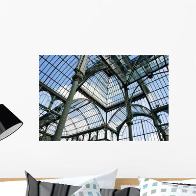 Crystal Palace Wall Decal shown on a wall