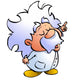 Professor Einstien Wall Decal