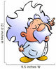 Professor Einstien Wall Decal