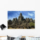 Ancient Temple in Angkor Wat Cambodia Wall Mural
