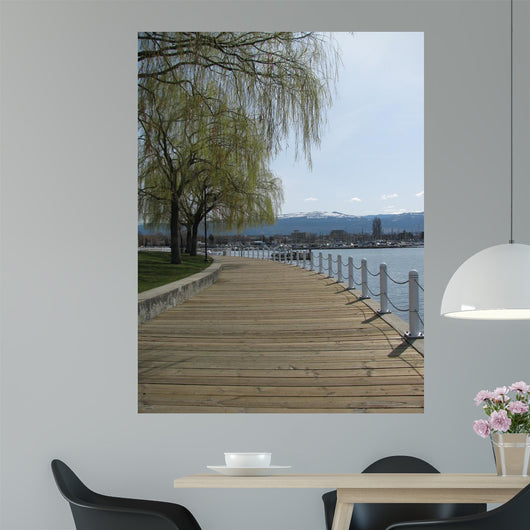 Lakeside Walk Wall Mural