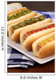 hot dogs Wall Mural
