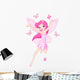 Cute Pink Spring Fairy Wall Decal