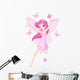 Cute Pink Spring Fairy Wall Decal