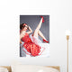 Pin-up girl. American style Wall Mural