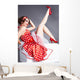 Pin-up girl. American style Wall Mural