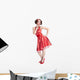 Pin-up girl. American style Wall Decal