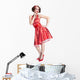 Pin-up girl. American style Wall Decal