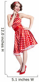 Pin-up girl. American style Wall Decal