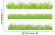 Set Grass Wall Decal