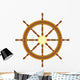 wooden helmsmen wheel Wall Decal