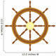 wooden helmsmen wheel Wall Decal