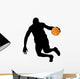basketball player silhouette Wall Decal