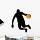 basketball player silhouette Wall Decal
