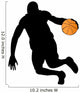 basketball player silhouette Wall Decal