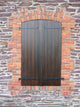 Red Brick Brown Pane