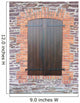 Red Brick Brown Pane