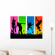 Funky Young People Wall Decal