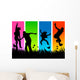 Funky Young People Wall Decal