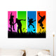 Funky Young People Wall Decal