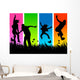Funky Young People Wall Decal
